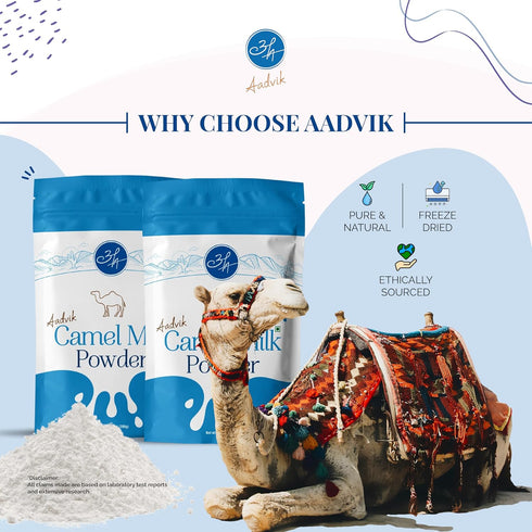 Aadvik Raw Camel Milk Powder Freeze Dried